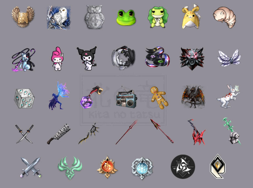 probably fanart set, 70x70